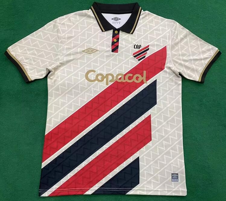 Athletico Paranaense 2023/24 White Polo Shirt