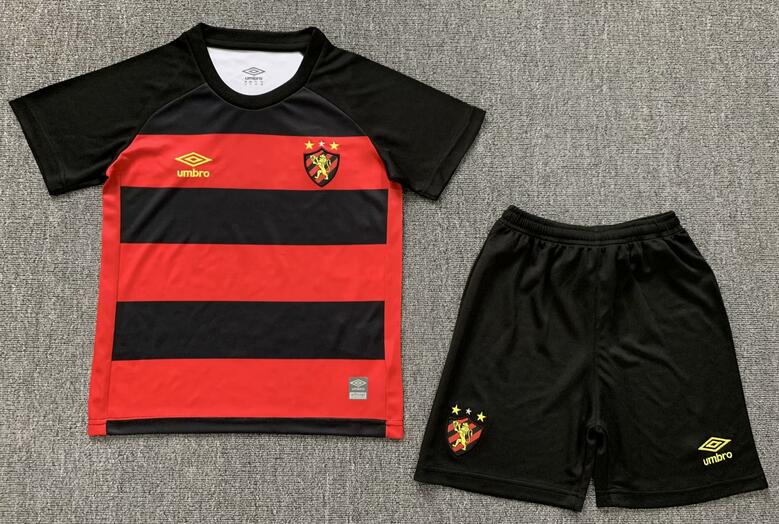 Sport Recife 2023/24 Home Kids Soccer Kits Children Shirt and Shorts