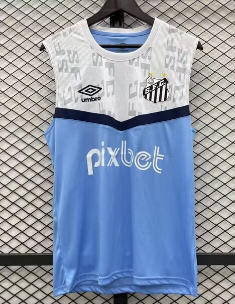 Santos FC 2023/24 Blue Training Vest Shirt