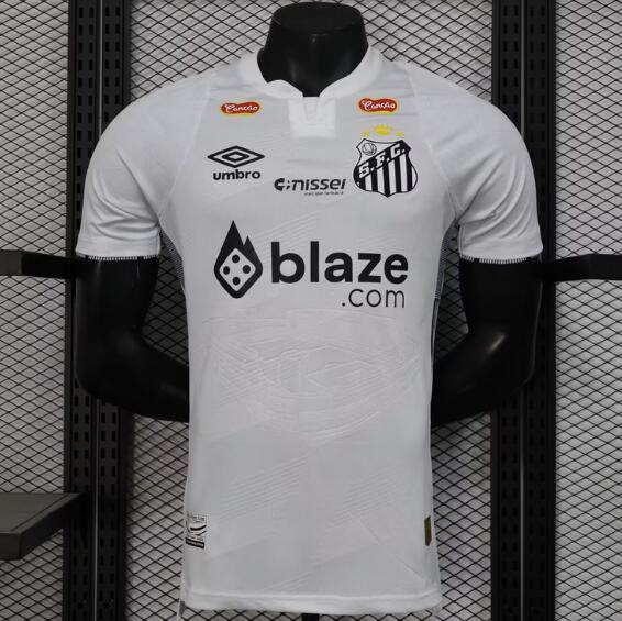 Santos FC 2025/26 Home Match Version Shirt Soccer Jersey