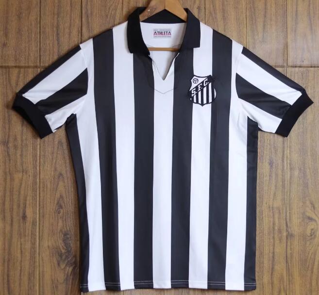 Santos 1958 Away Retro Shirt Soccer Jersey