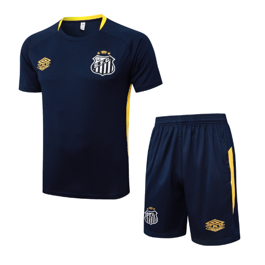 Santos FC 2025/26 Navy Training Uniforms (Shirt+Shorts)