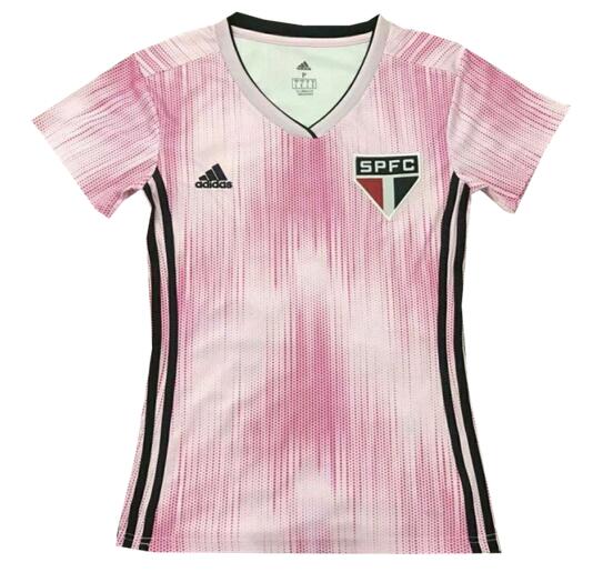 Sao Paulo FC 2019/20 Pink Women Shirt Soccer Jersey