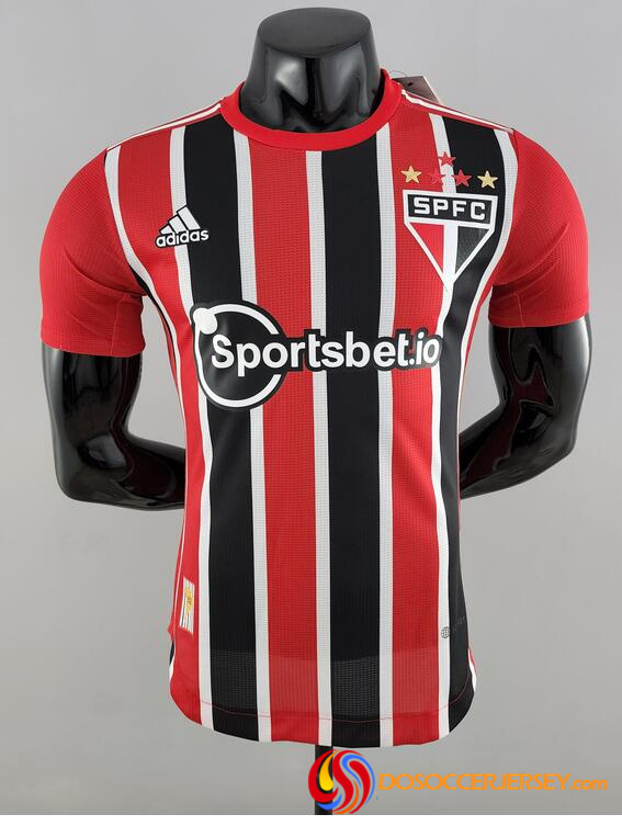 Sao Paulo FC 2022/23 Away Match Version Shirt Soccer Jersey