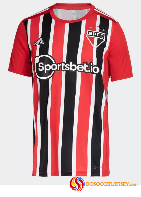 Sao Paulo FC 2022/23 Away Shirt Soccer Jersey