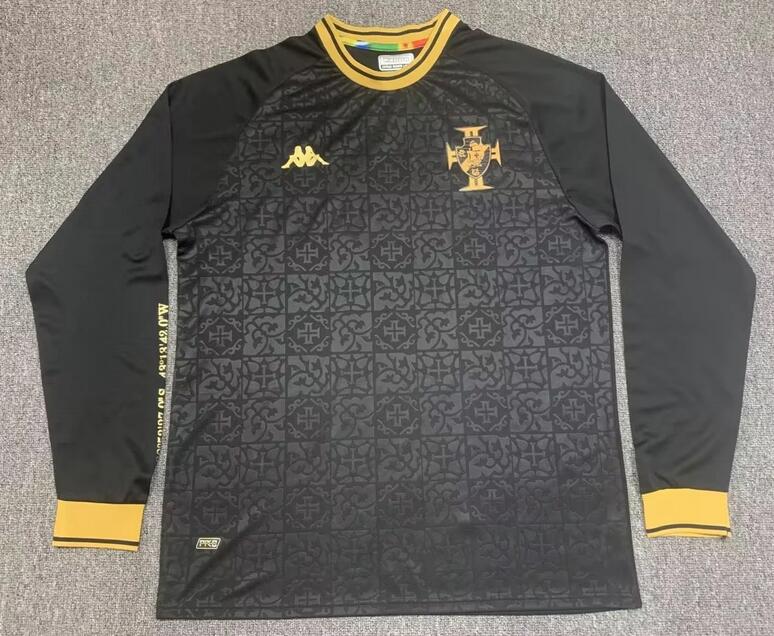 Vasco da Gama 2022/23 Goalkeeper Black Long Sleeved Shirt Soccer Jersey