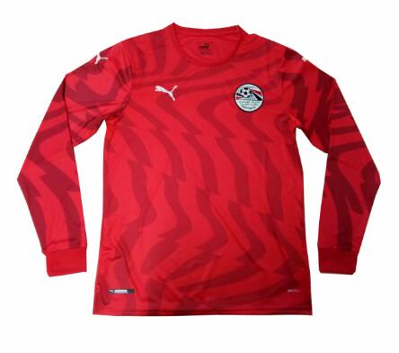 Egypt 2019 Home Long Sleeved Shirt Soccer Jersey