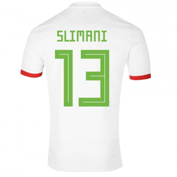 Algeria 2018 FIFA World Cup Home Islam Slimani Shirt Soccer Jersey