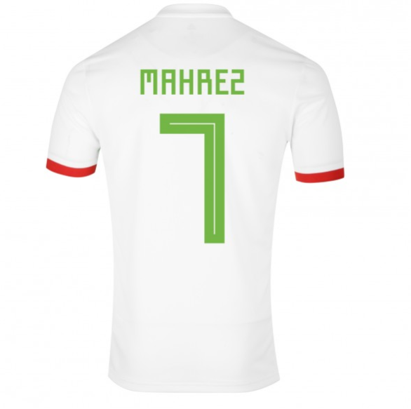 Algeria 2018 FIFA World Cup Home Riyad Mahrez Shirt Soccer Jersey