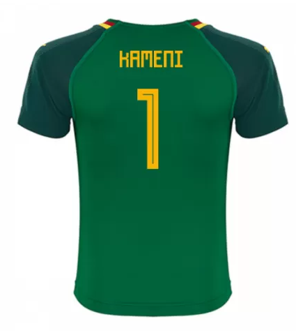 Cameroon 2018 World Cup Home Kameni Shirt Soccer Jersey