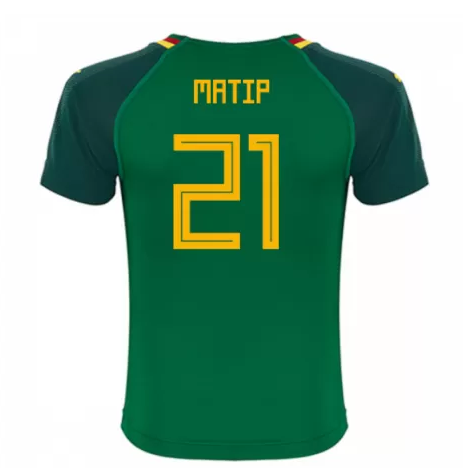 Cameroon 2018 World Cup Home Matip Shirt Soccer Jersey