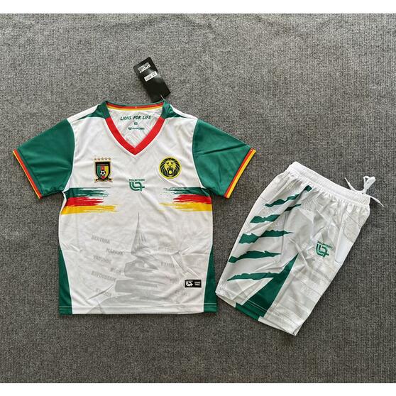 Cameroon 2025/26 Third Kids Soccer Kit Children Shirt And Shorts