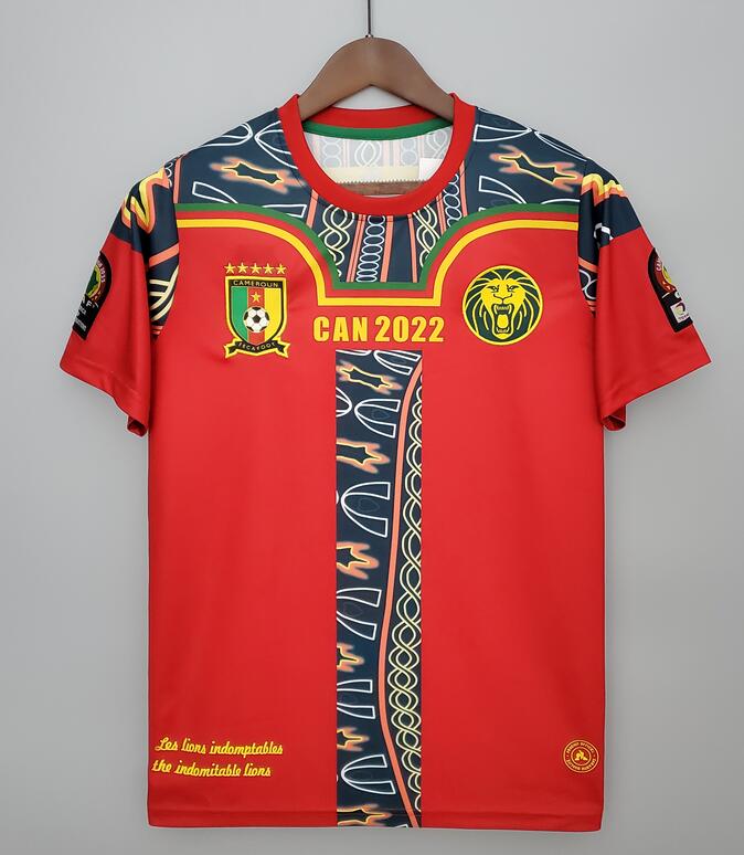 Cameroon 2022 Special Red Shirt Soccer Jersey