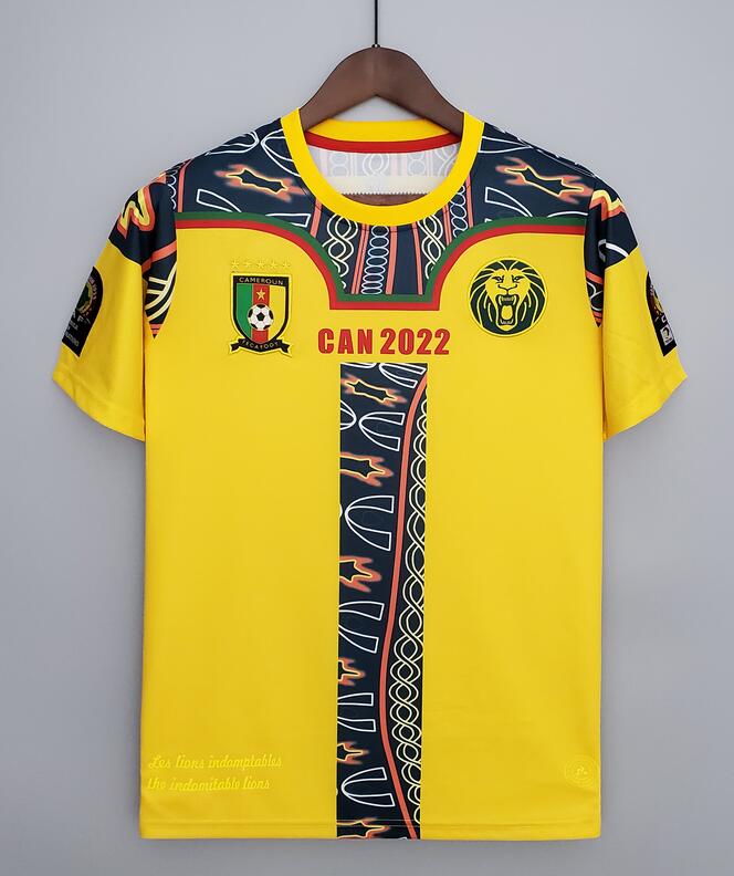 Cameroon 2022 Special Yellow Shirt Soccer Jersey