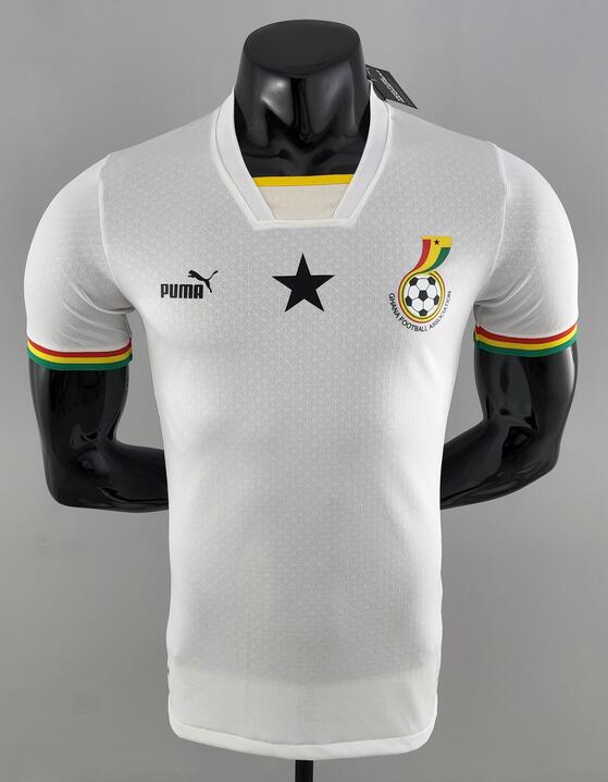 Ghana 2022 World Cup Home Match Version Shirt Soccer Jersey