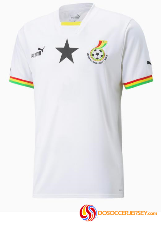 Ghana 2022 World Cup Home Shirt Soccer Jersey