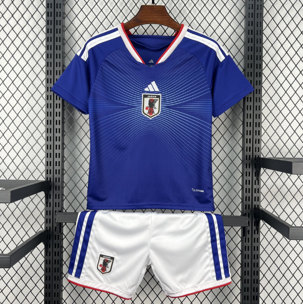 Japan 2026 FIFA World Cup Home Kids Soccer Kit Children Shirt + Shorts