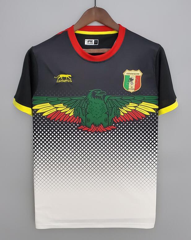 Mali 2022 Special White Black Shirt Soccer Jersey
