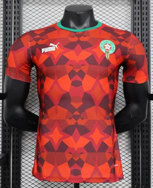 Morocco 2023/24 Home Match Version Shirt Soccer Jersey