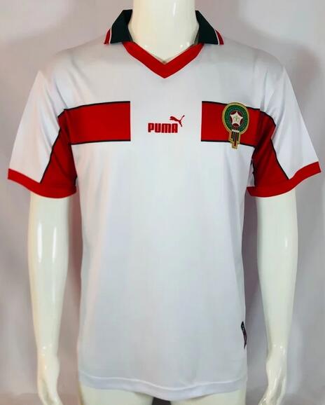 Morocco 1998 Away Retro Shirt Soccer Jersey