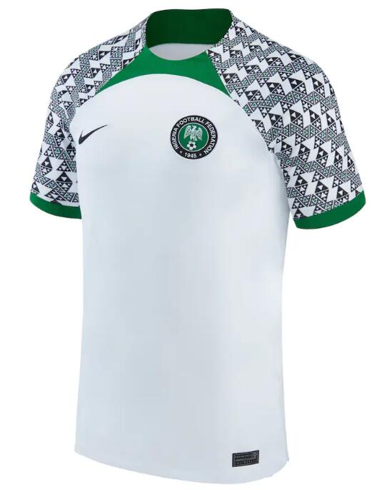 Nigeria 2022 World Cup Away Shirt Soccer Jersey