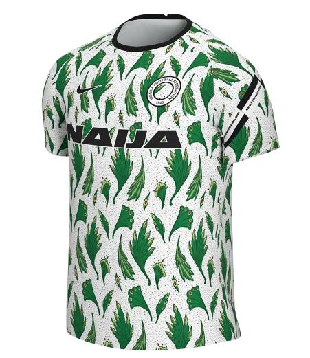 Nigeria 2021 Green White Match Version Training Shirt