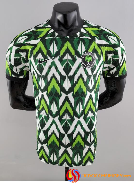 Nigeria 2022/23 Green White Match Version Training Shirt