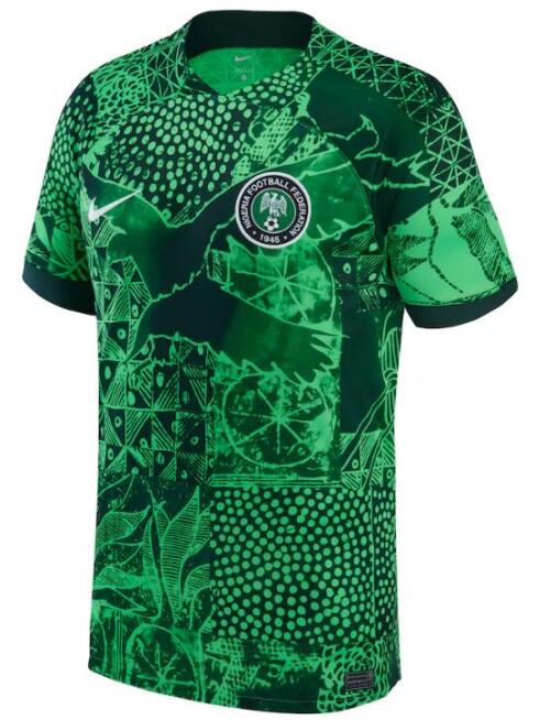 Nigeria 2022 World Cup Home Shirt Soccer Jersey