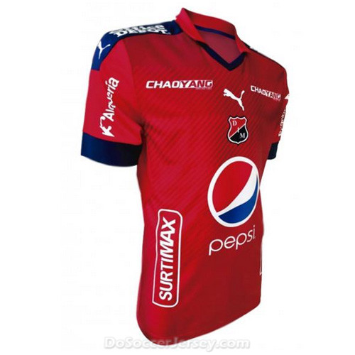 Independiente de Medellin 2017/18 Home Shirt Soccer Jersey