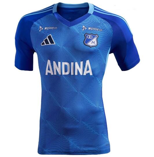 Millonarios 2025/26 Home Shirt Soccer Jersey