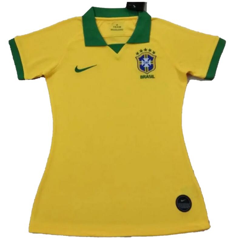 Brazil 2020 Home Women Shirt Soccer Jersey