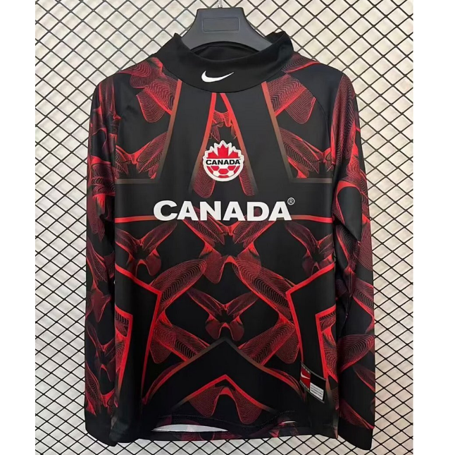 Canada 2025/26 Goalkeeper Long Sleeved Shirt Soccer Jersey