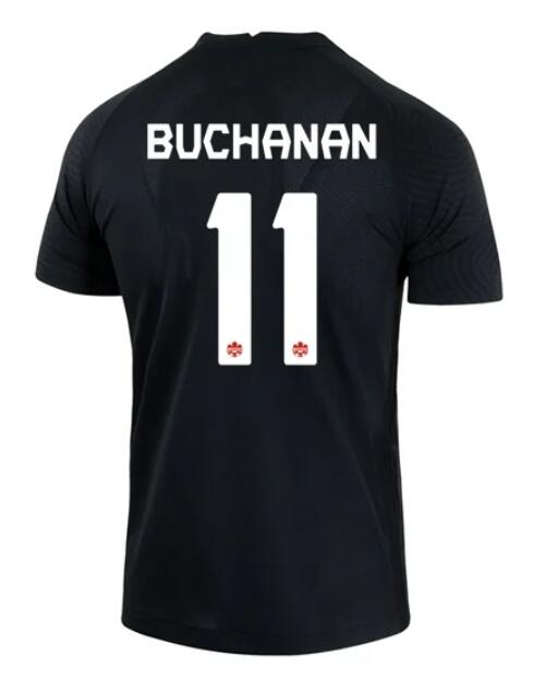 Canada 2022 World Cup Third 11 Buchanan Shirt Soccer Jersey