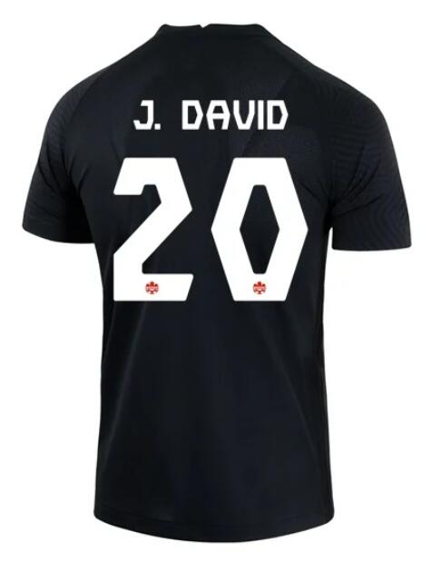 Canada 2022 World Cup Third 20 J.David Shirt Soccer Jersey