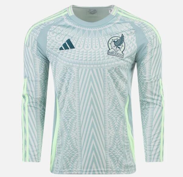 Mexico 2024/25 Away Long Sleeved Shirt Soccer Jersey