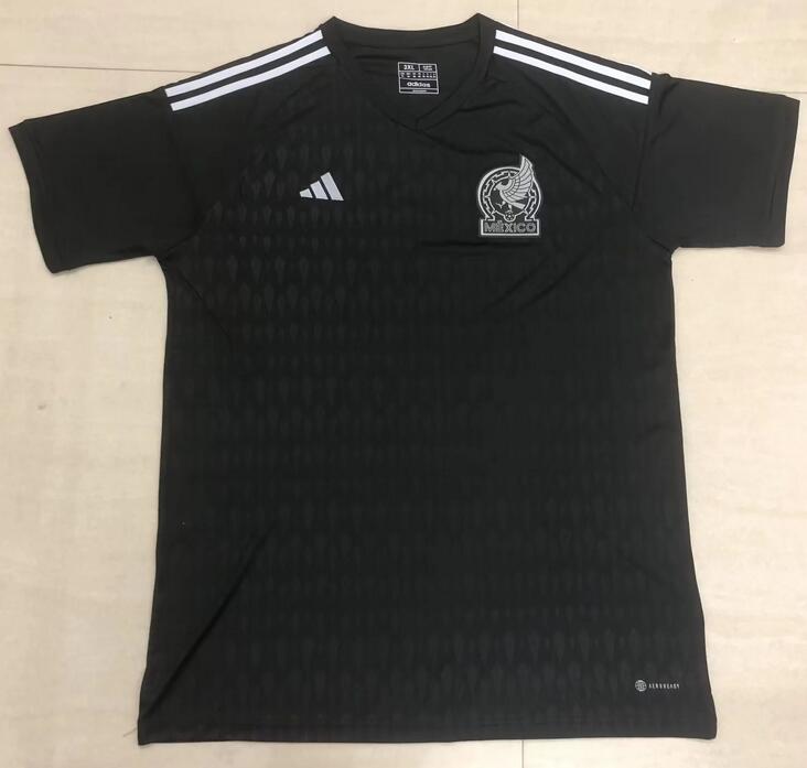 Mexico 2022 World Cup Goalkeeper Black Shirt Soccer Jersey