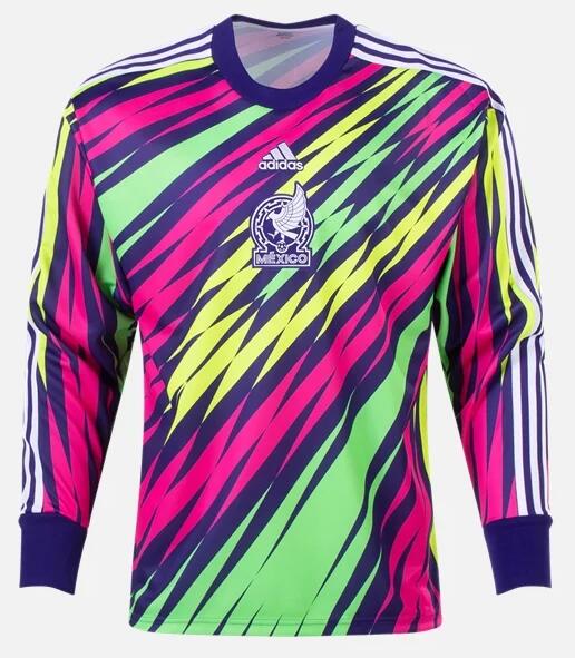 Mexico 2022 World Cup Goalkeeper Colorful Long Sleeved Shirt Soccer Jersey