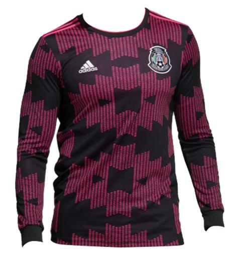 Mexico 2021 Home Long Sleeved Shirt Soccer Jersey