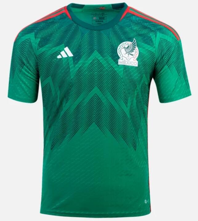 Mexico 2022 World Cup Home Match Version Shirt Soccer Jersey