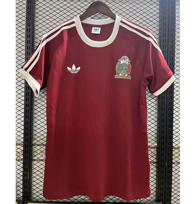 Mexico 1985 Red Retro Shirt Soccer Jersey