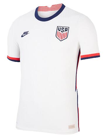 USA 2020 Home White Shirt Soccer Jersey