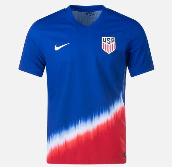 USA 2024/25 Away Match Version Shirt Soccer Jersey