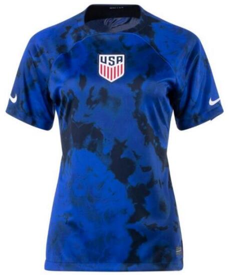 USA 2022 World Cup Away Women Shirt Soccer Jersey