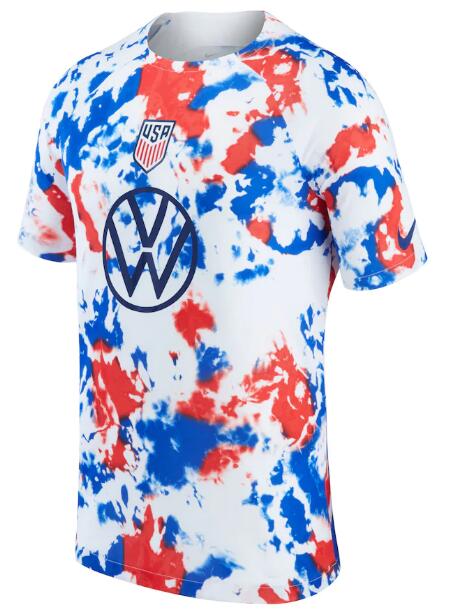 USA 2022 World Cup Blue Red Training Shirt