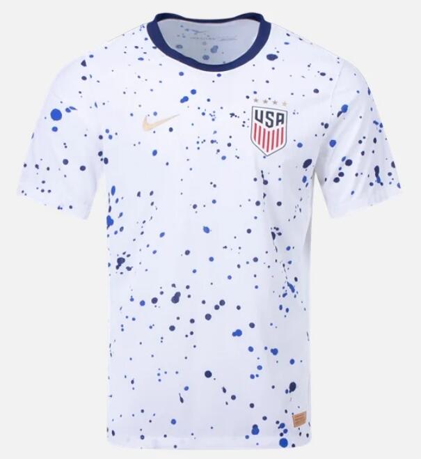 USA 2023/24 Home Match Version Shirt Soccer Jersey