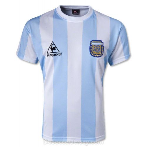 Argentina 1986 Home Retro Shirt Soccer Jersey