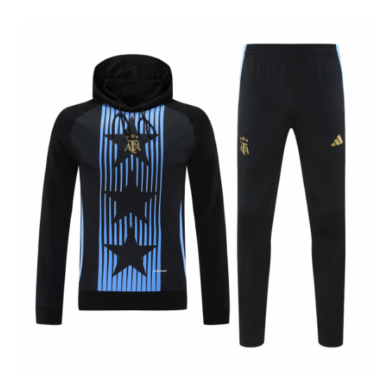 Argentina 2025/26 Black Star Training Suits (Hoodie Top+Trouser)