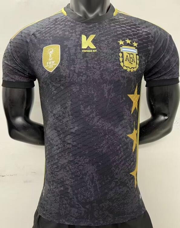 Argentina 2023/24 Special Black Match Version Shirt Soccer Jersey