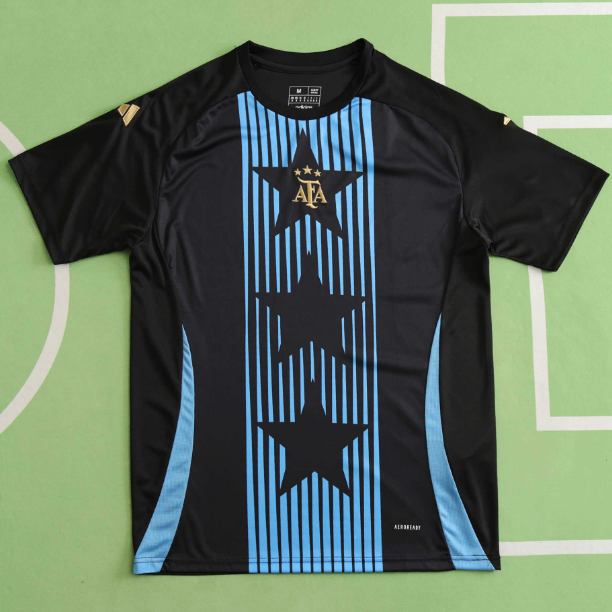 Argentina 2024/25 Black Star Training Shirt