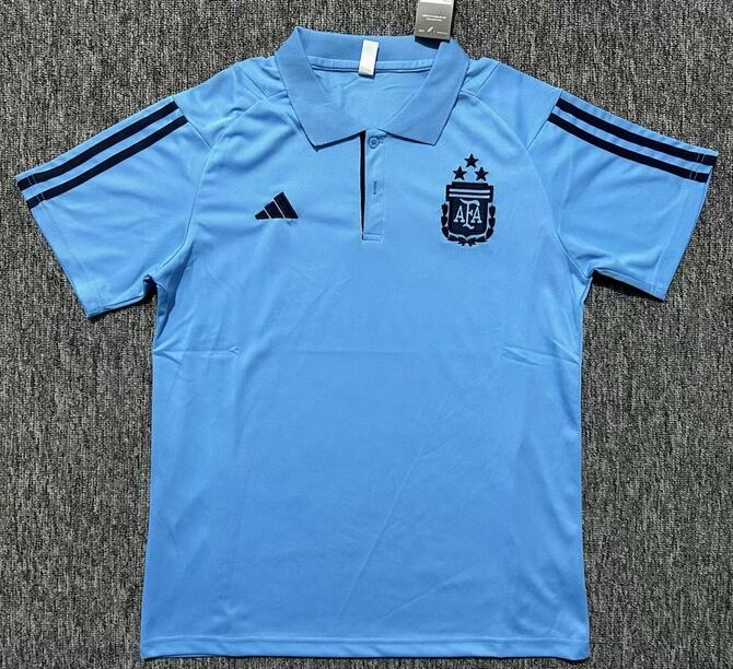 Argentina 2023/24 Blue Polo Shirt